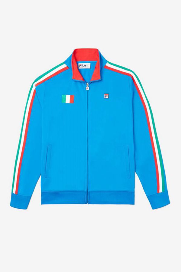 Chaquetas Fila Hombre Azules / Rojas - Italy Track - España 029368IOY